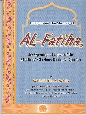 cover image of Highlights on the Meaning of Al-Fatiha